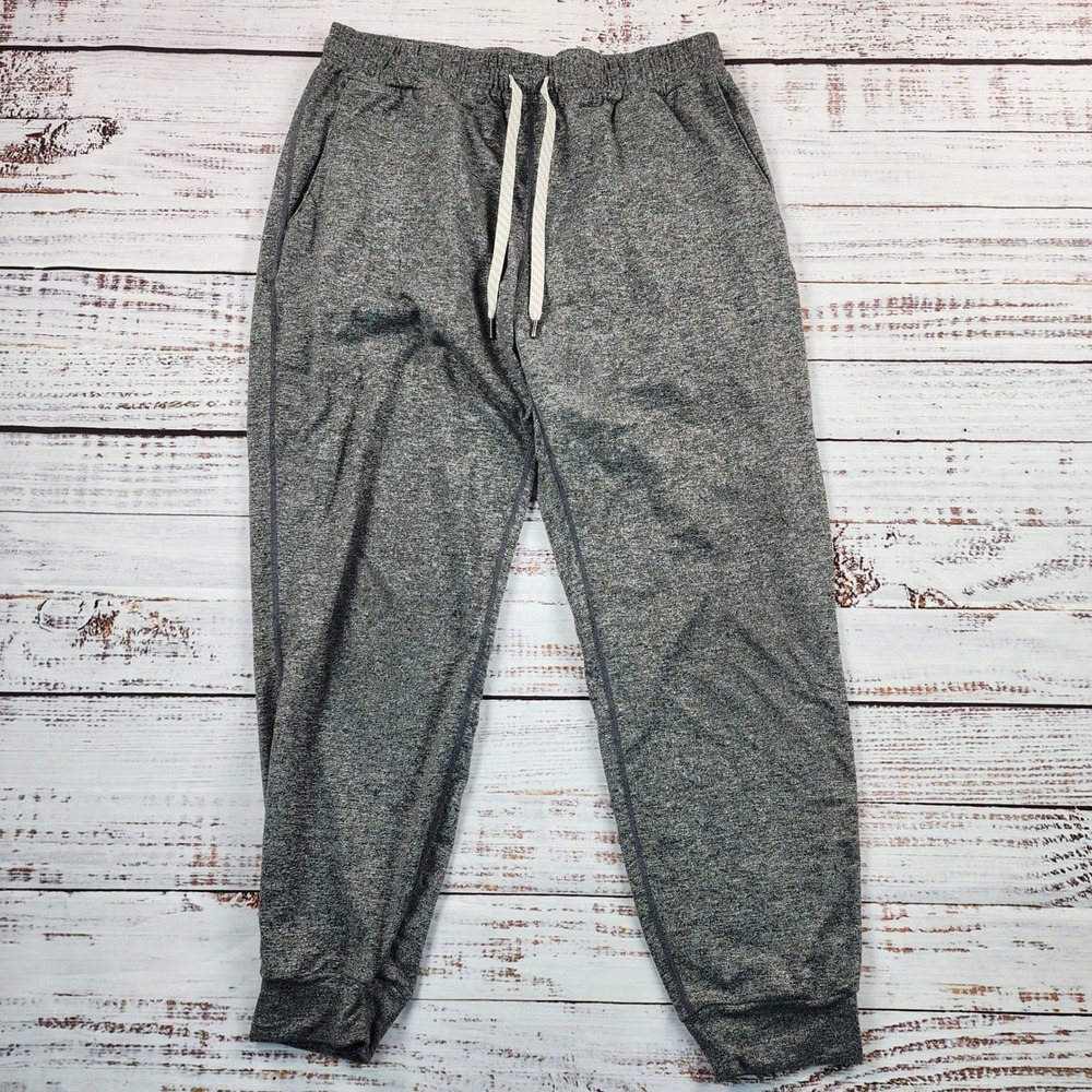 Vuori Performance Jogger Charcoal Heather Gray VW303 Womens Medium Yoga Training